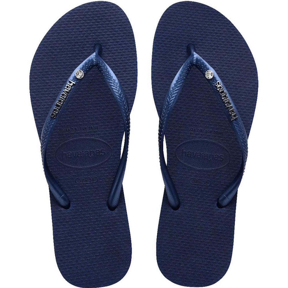 Havaianas Slim Metal Logo Crystal 0555